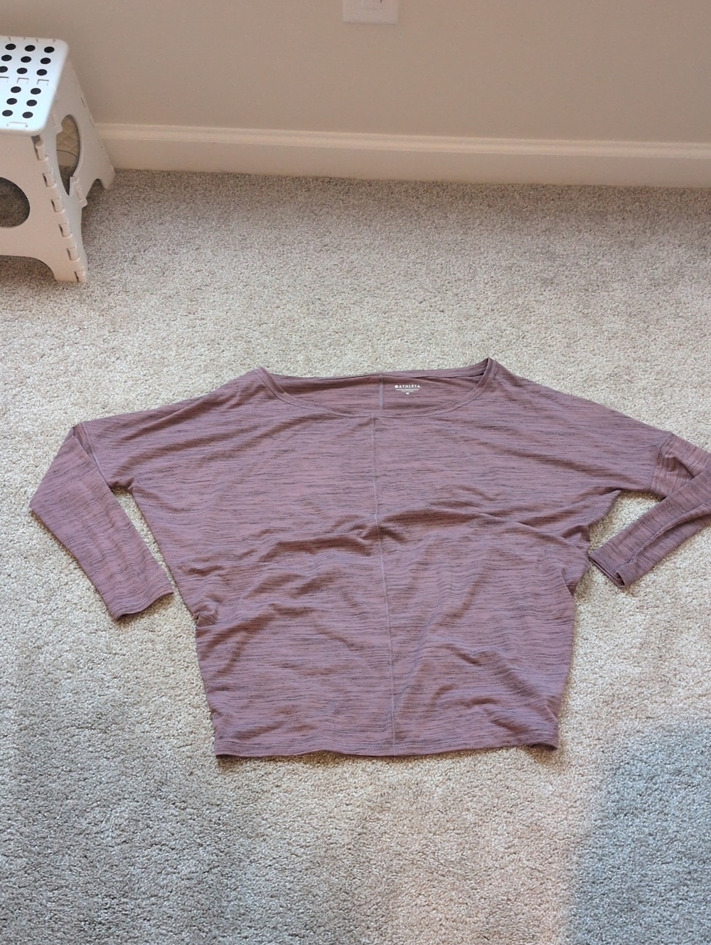 Athleta Mauve Relaxed Dolman Pullover